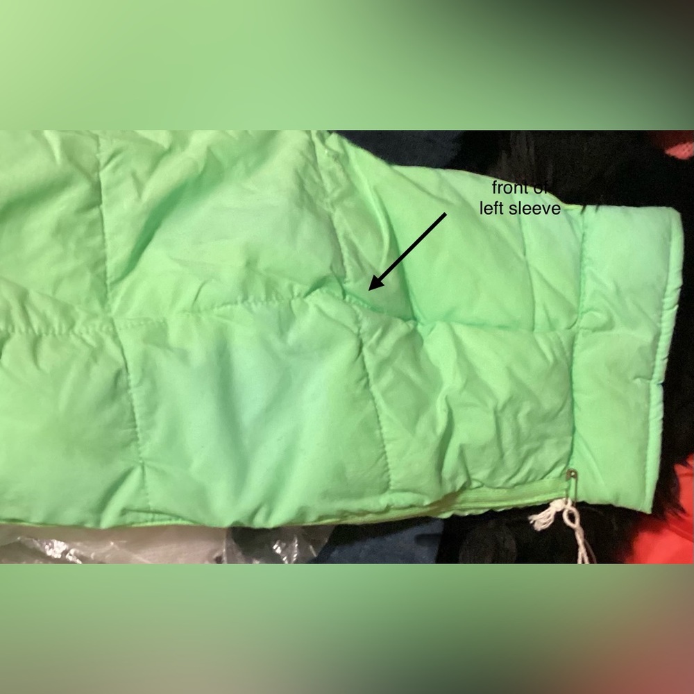Free People PIPPA PUFFER HOODED PACKABLE PULLOVER GREEN JACKET (Size L) $120.00 - Picture 9 of 10